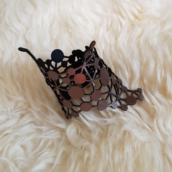 yeh design lab Jewelry Laser Cut Leather Bracelet Poshmark